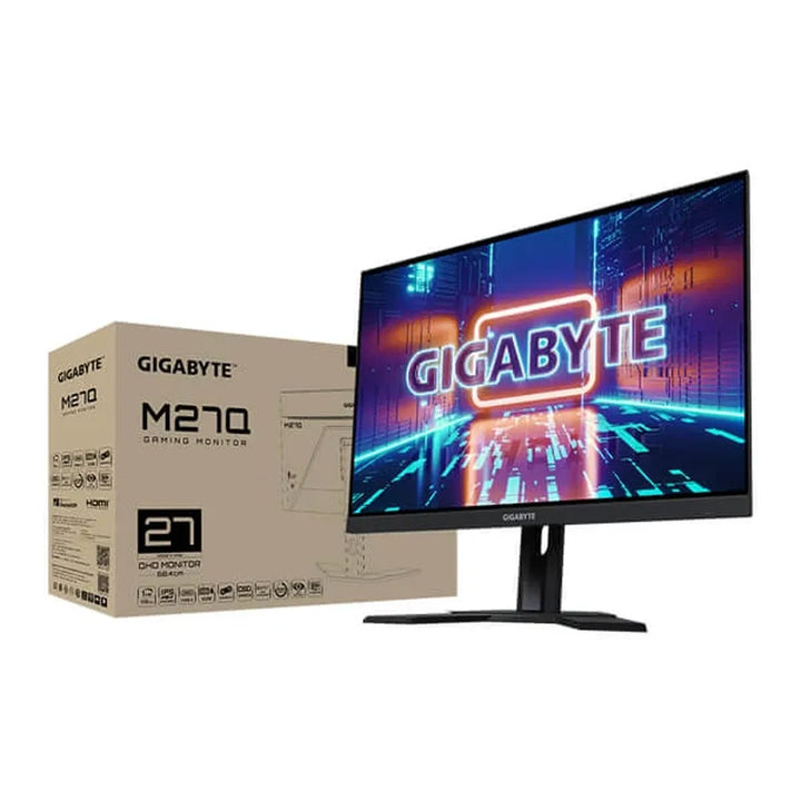 GIGABYTE M27Q ( Rev.2.0 ) 27 inch QHD 170Hz IPS Panel 95%SRGB 1MS AMD Freesync Gaming Monitor - Byte Baazar