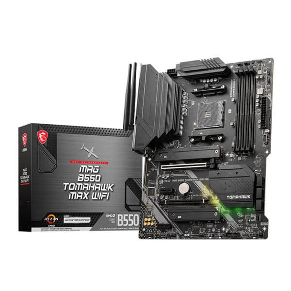 MSI MAG B550 Tomahawk MAX Wifi DDR4 AMD Motherboard - Byte Baazar