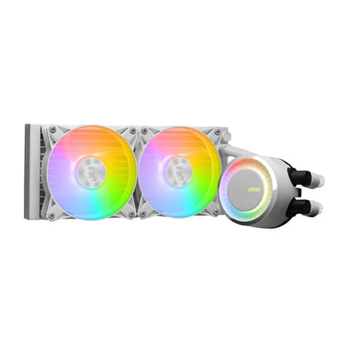 MSI MAG CoreLiquid E240 ARGB 240mm CPU Liquid Cooler (White) - Byte Baazar