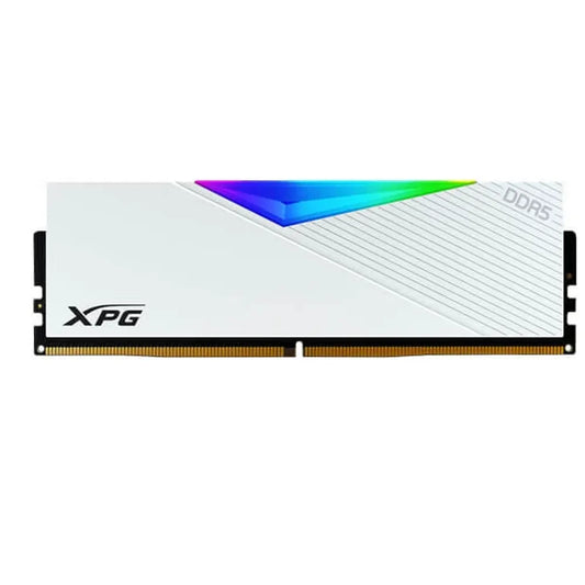 ADATA XPG Lancer RGB 32GB ( 32GB x 1 ) 6000MHz DDR5 RAM ( White ) - Byte Baazar