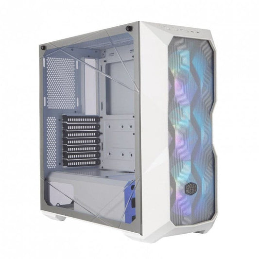 COOLER MASTER Masterbox TD500 Mesh EATX Mid Tower Cabinet (White) - Byte Baazar