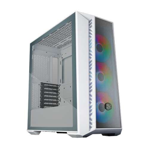 COOLER MASTER MB520 Mesh ATX Mid Tower Cabinet (White) - Byte Baazar