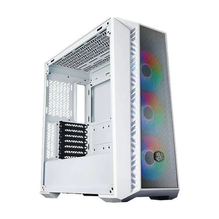 COOLER MASTER MasterBox 520 Mesh ARGB EATX Mid Tower Cabinet (White) - Byte Baazar