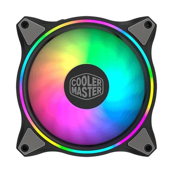 COOLER MASTER MasterFan MF120 Halo ARGB Cabinet Fan (Black) (Triple Pack) - Byte Baazar