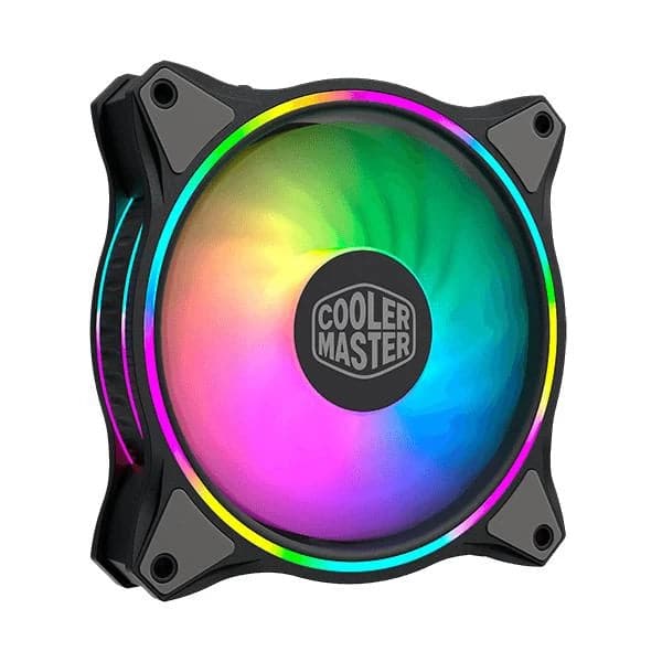 COOLER MASTER MasterFan MF120 Halo ARGB Cabinet Fan (Black) (Triple Pack) - Byte Baazar