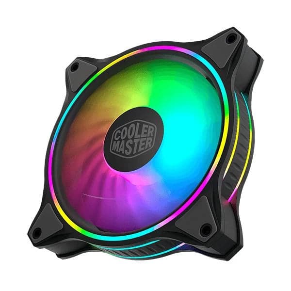 COOLER MASTER MasterFan MF120 Halo ARGB Cabinet Fan (Black) (Triple Pack) - Byte Baazar