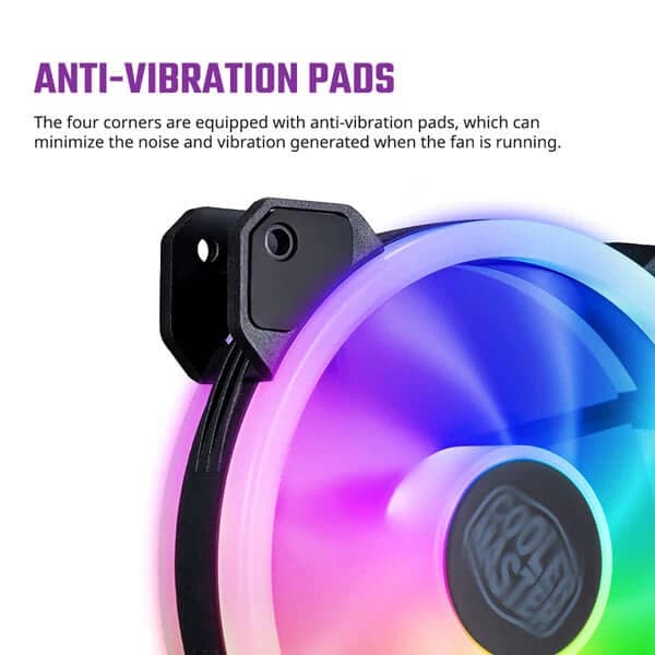 COOLER MASTER MasterFan MF120 S3 ARGB Case Fan (Single Pack) - Byte Baazar