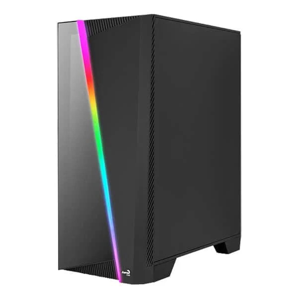 AEROCOOL Mirage ARGB ATX Mid Tower Cabinet (Black) - Byte Baazar