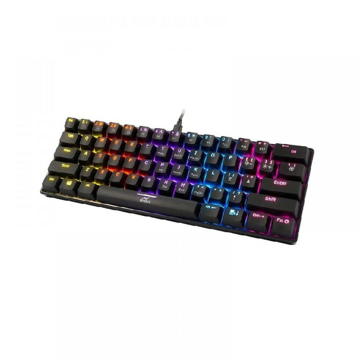 ANT ESPORTS MK1200 Mini 60% RGB Mechanical Wired Gaming Keyboard (Black) (Red Switch) (Linear Switch) (MK1200) - Byte Baazar