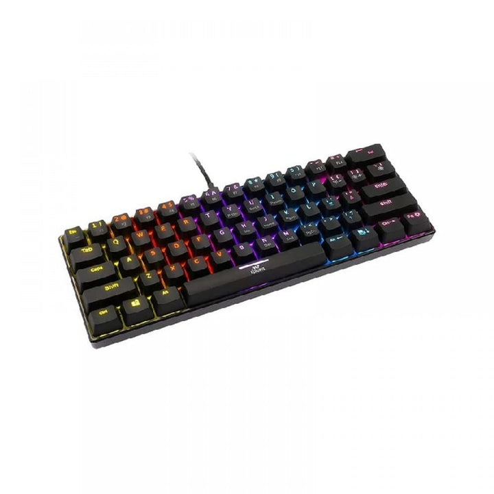 ANT ESPORTS MK1200 Mini 60% RGB Mechanical Wired Gaming Keyboard (Black) (Red Switch) (Linear Switch) (MK1200) - Byte Baazar