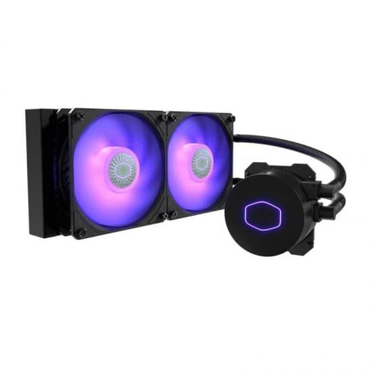 COOLER MASTER ML240L RGB V2 240mm CPU Liquid Cooler (Black) - Byte Baazar