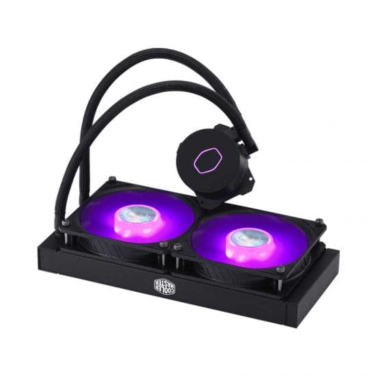 COOLER MASTER ML240L RGB V2 240mm CPU Liquid Cooler (Black) - Byte Baazar