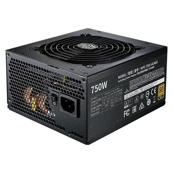 COOLER MASTER MWE 750 V2 80 Plus Gold Fully Modular Power Supply (750W) - Byte Baazar