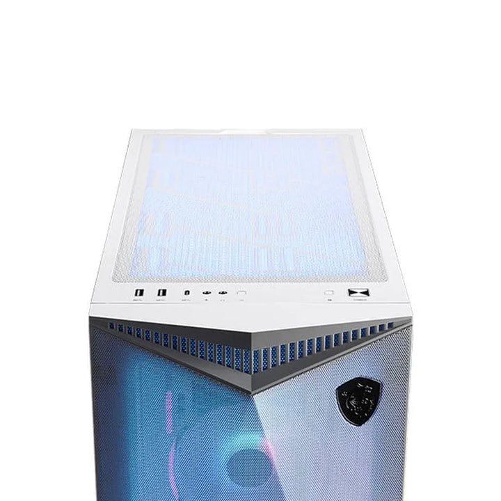 MSI MPG Gungnir 300R Airflow ARGB EATX Mid Tower Cabinet (White) - Byte Baazar