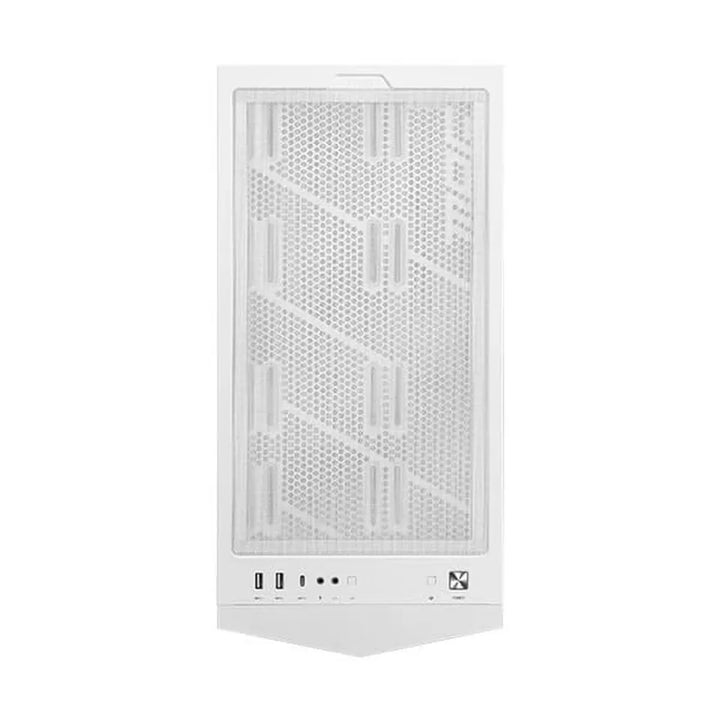 MSI MPG Gungnir 300R Airflow ARGB EATX Mid Tower Cabinet (White) - Byte Baazar