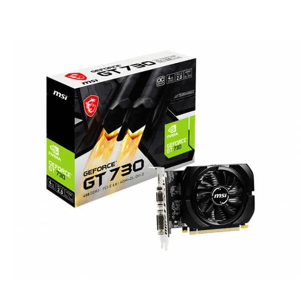 MSI GeForce GT 730 OC V1 4GB Nvidia Graphic Card - Byte Baazar