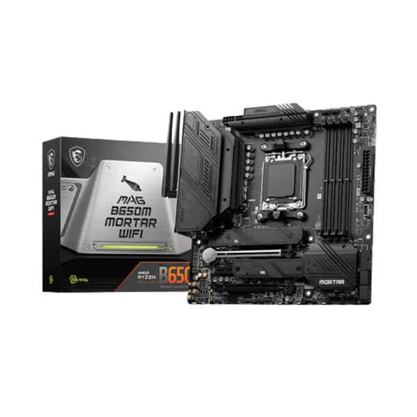 MSI MAG B650M Mortar Wifi DDR5 AMD Motherboard - Byte Baazar