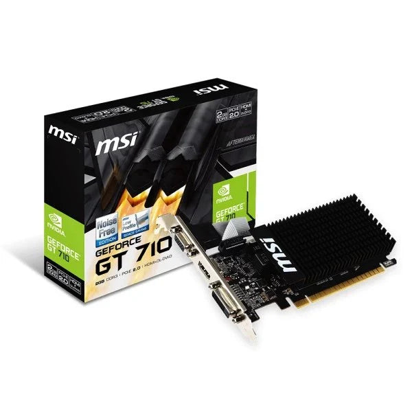 MSI GeForce GT 710 H LP 2GB Nvidia Graphic Card - Byte Baazar