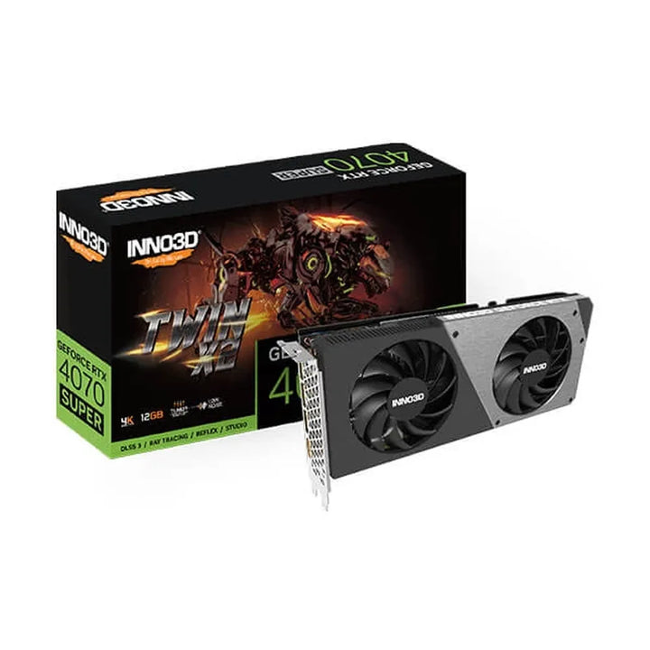 INNO3D GeForce RTX 4070 Super Twin X2 12GB Nvidia Graphic Card - Byte Baazar