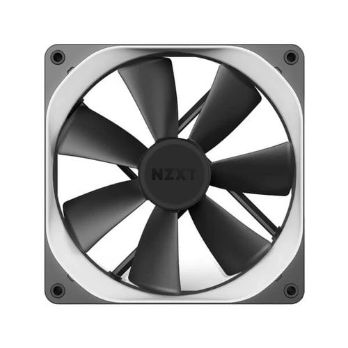 NZXT Aer P120 Grey Trim 2X 120mm Non-RGB Cabinet Fan (Black) (Single Pack) - Byte Baazar