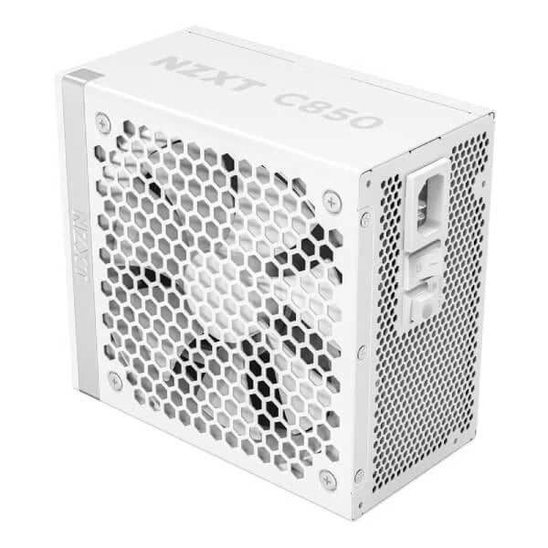 NZXT C850 850W 80 + Gold Fully Modular ATX 3.1 Power Supply (White) - Byte Baazar