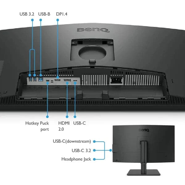 BENQ PD2706U 27 Inch 4K 60Hz 99% SRGB 5MS Gaming Monitor - Byte Baazar