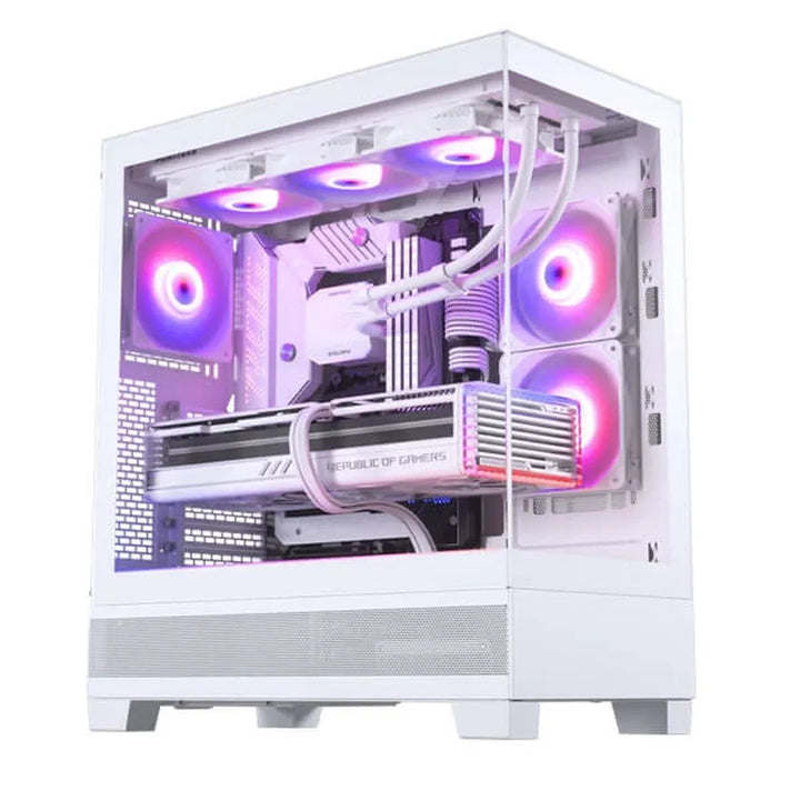 PHANTEKS XT View ATX DRGB Mid Tower Cabinet (White) - Byte Baazar