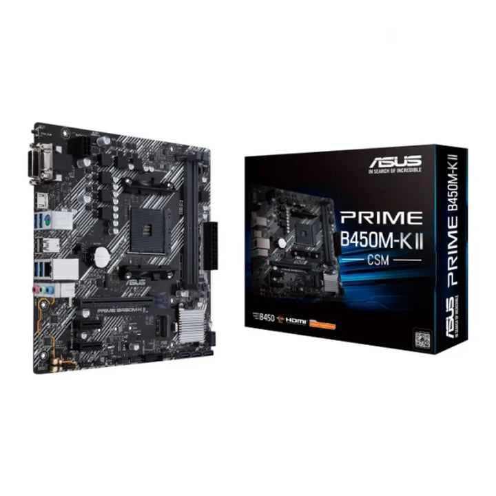 ASUS Prime B450M-K II CSM DDR4 Intel Motherboard - Byte Baazar