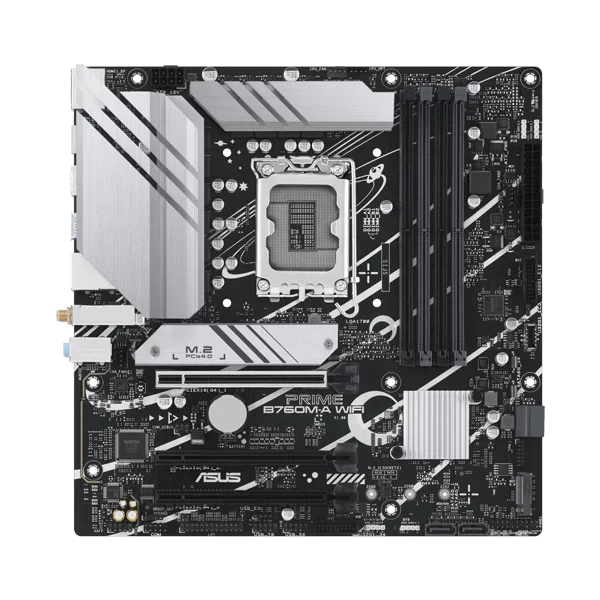 ASUS Prime B760M-A Wifi DDR5 Intel Motherboard - Byte Baazar