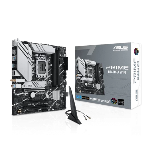 ASUS Prime B760M-A Wifi DDR5 Intel Motherboard - Byte Baazar