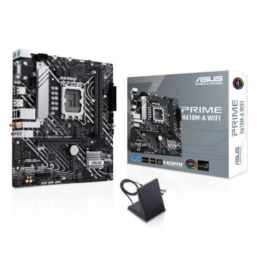 ASUS Prime H610M-A WIFI DDR5 Intel Motherboard - Byte Baazar