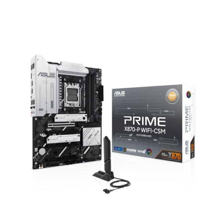 ASUS Prime X870-P Wifi CSM DDR5 AMD Motherboard - Byte Baazar