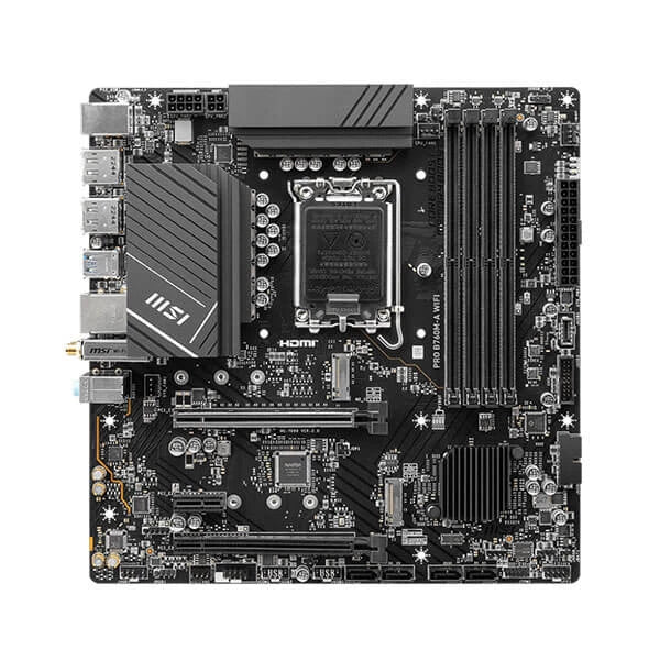 MSI Pro B760M-A Wifi DDR5 Intel Motherboard - Byte Baazar