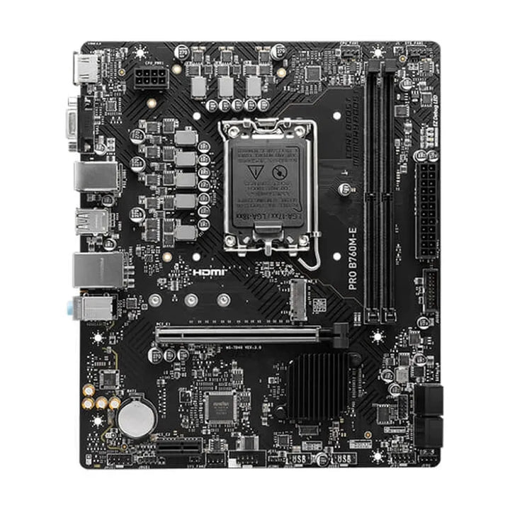 MSI Pro B760M-E DDR5 Intel Motherboard - Byte Baazar