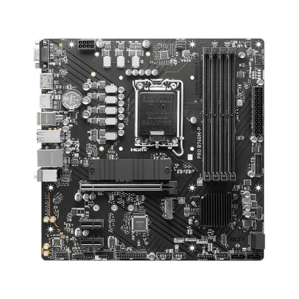 MSI Pro B760M-P DDR5 Intel Motherboard - Byte Baazar