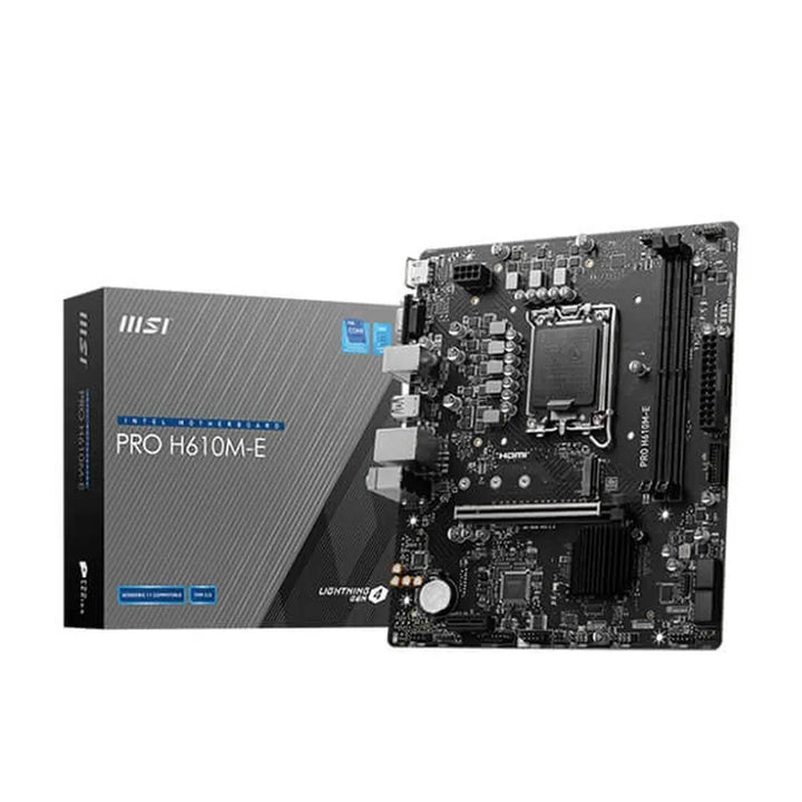 MSI Pro H610M-E DDR5 Intel Motherboard - Byte Baazar