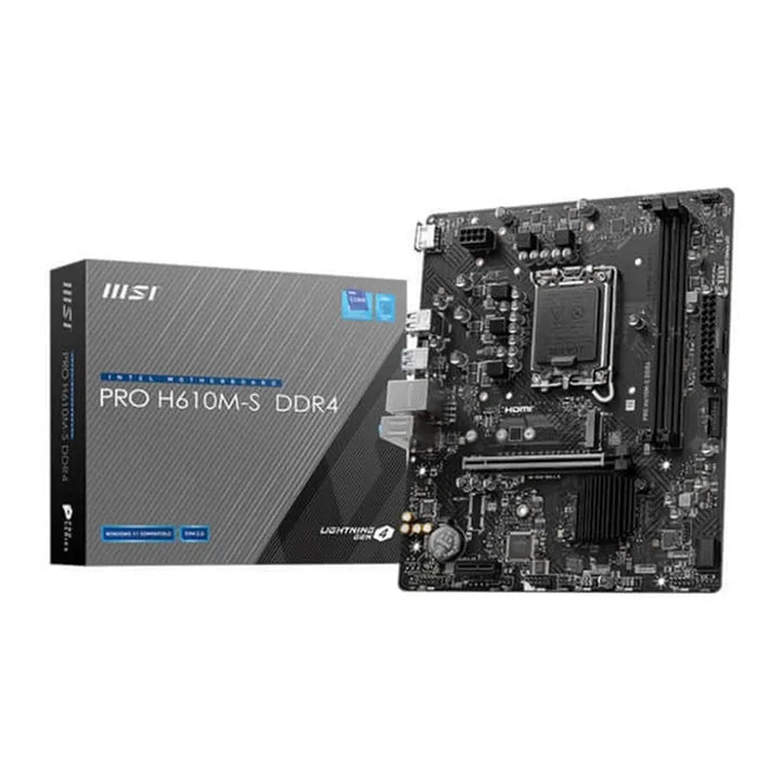 MSI Pro H610M-S DDR4 Intel Motherboard - Byte Baazar