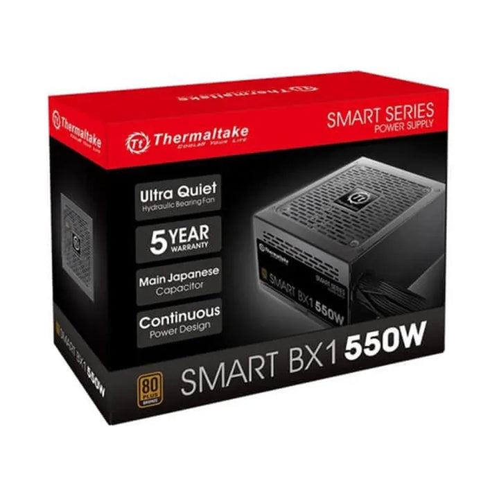 THERMALTAKE Smart BX1 550 Watt 80 Plus Bronze SMPS PSU - Byte Baazar