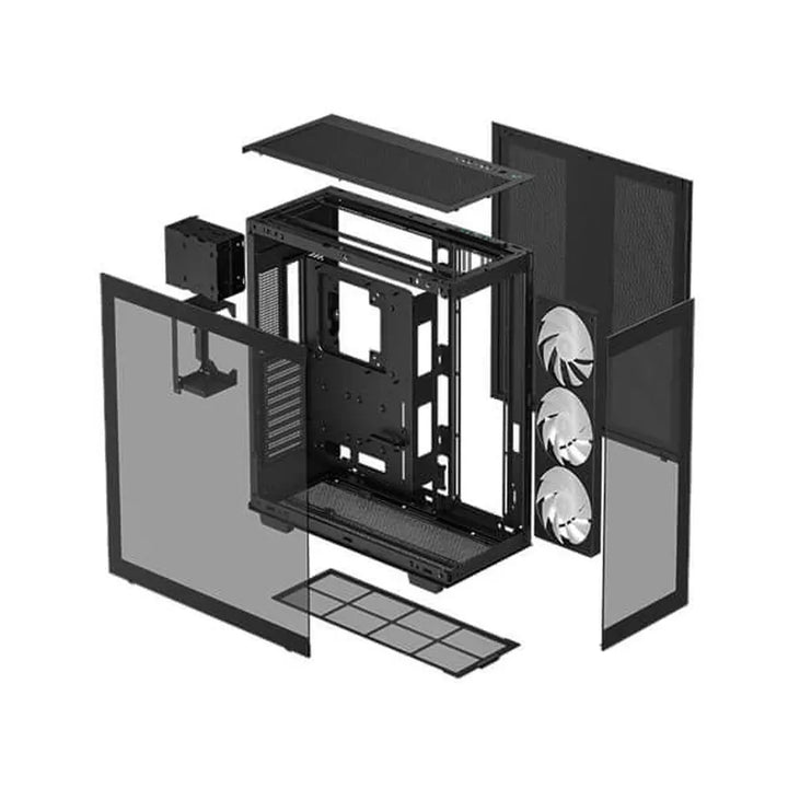 DEEPCOOL CH780 ARGB EATX Full Tower Cabinet (Black) - Byte Baazar