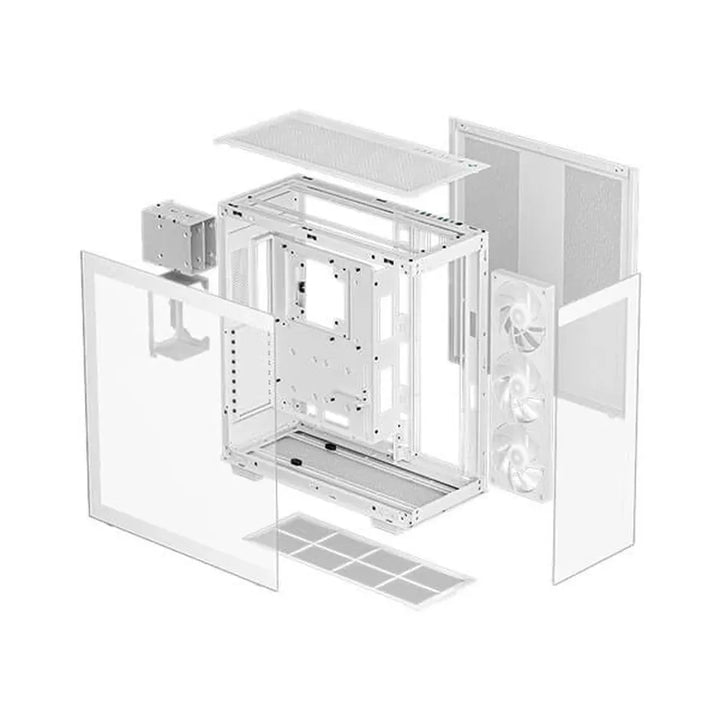 DEEPCOOL CH780 ARGB EATX Full Tower Cabinet (White) - Byte Baazar