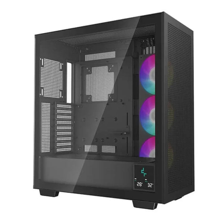 DEEPCOOL Morpheus ARGB EATX Full Tower Cabinet (Black) - Byte Baazar