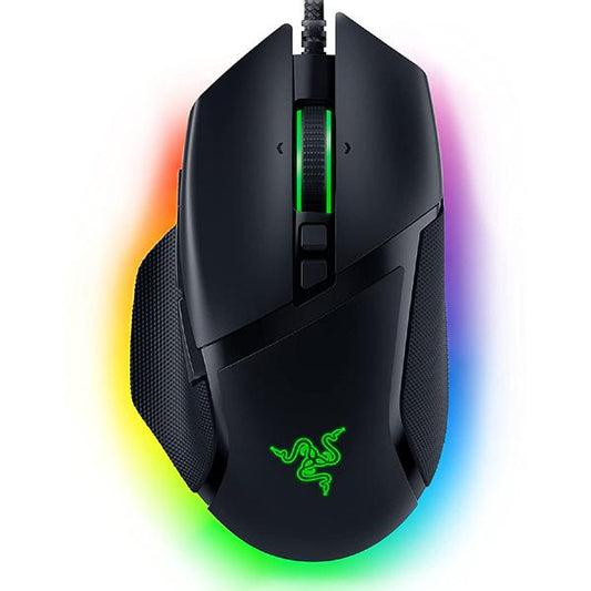 RAZER Basilisk V3 Wired Ergonomic Gaming Mouse ( RZ01-04000100-R3M1 ) ( 26000DPI / 11 Macro Button ) ( Black ) - Byte Baazar