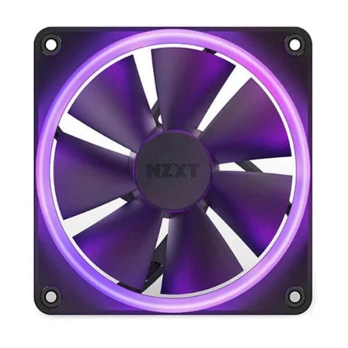 NZXT F120 RGB Duo 120mm with the RGB Controller Cabinet Fan Black (Triple Pack) - Byte Baazar