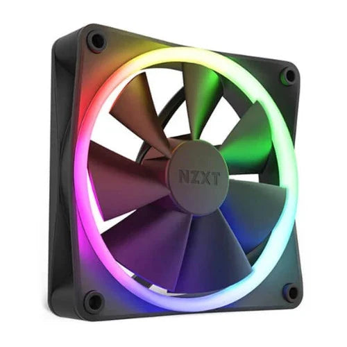 NZXT F120 RGB Duo 120mm with the RGB Controller Cabinet Fan Black (Triple Pack) - Byte Baazar