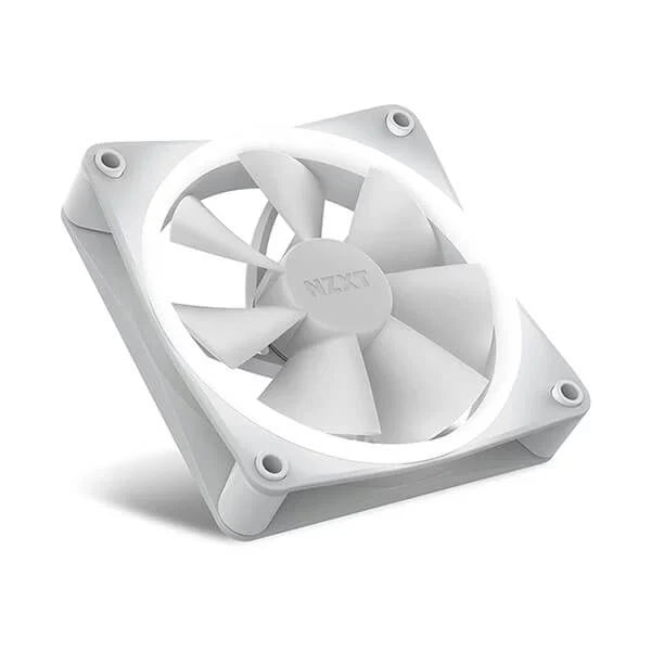 NZXT F120 RGB Duo 120mm with the RGB Controller Cabinet Fan White (Triple Pack) - Byte Baazar