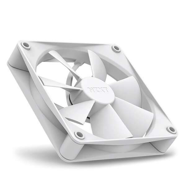 NZXT F120P 120mm Non-RGB Cabinet Fan (White) (Single Pack) - Byte Baazar