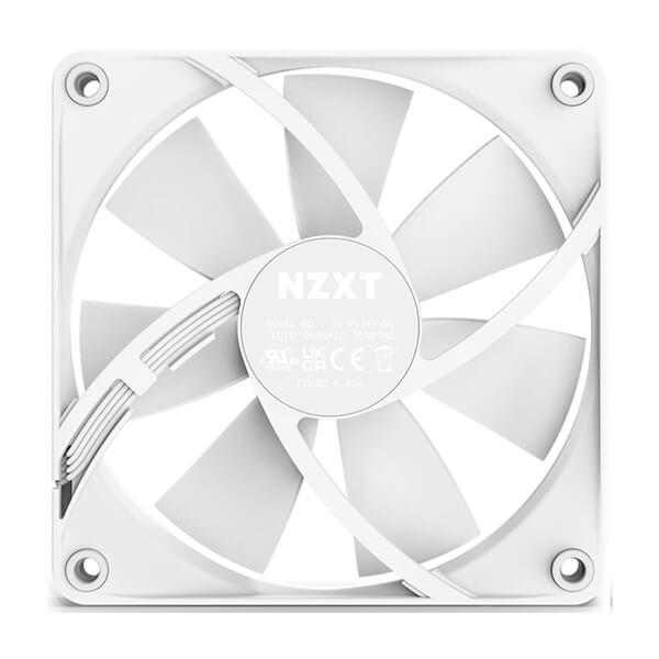 NZXT F120P 120mm Non-RGB Cabinet Fan (White) (Single Pack) - Byte Baazar