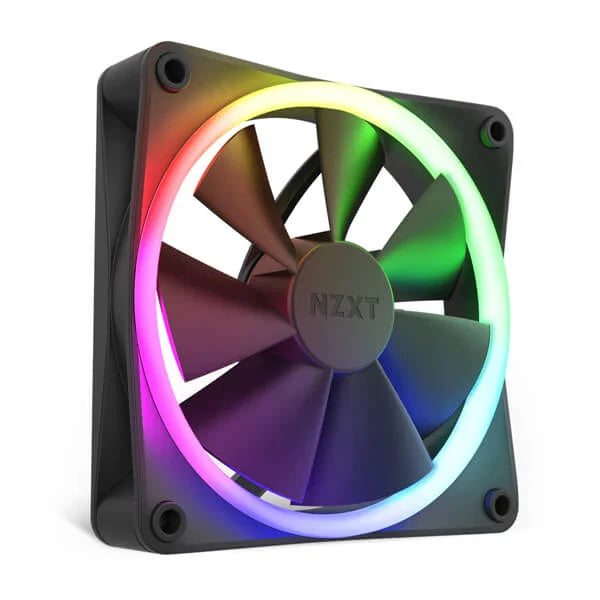 NZXT F120 120mm RGB Cabinet Fan (Black) (Single Pack) - Byte Baazar