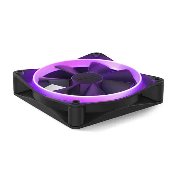 NZXT F120 120mm RGB Cabinet Fan (Black) (Single Pack) - Byte Baazar