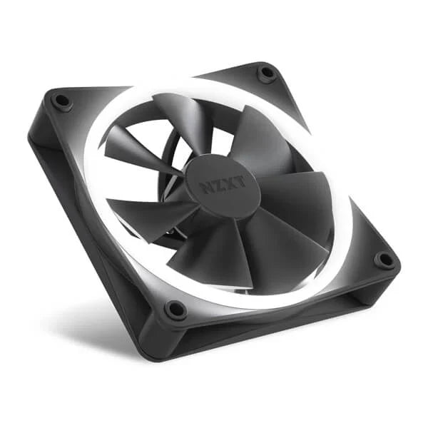 NZXT F120 120mm RGB Cabinet Fan (Black) (Single Pack) - Byte Baazar